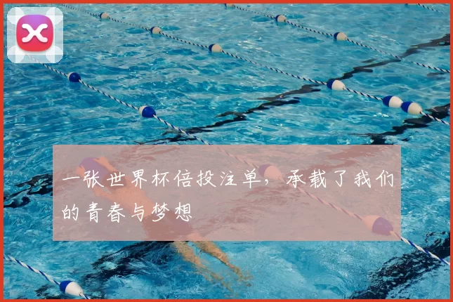 一张世界杯倍投注单,承载了我们的青春与梦想