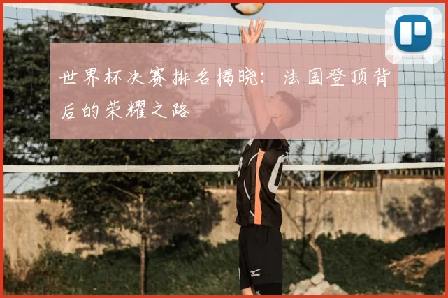 世界杯决赛排名揭晓：法国登顶背后的荣耀之路